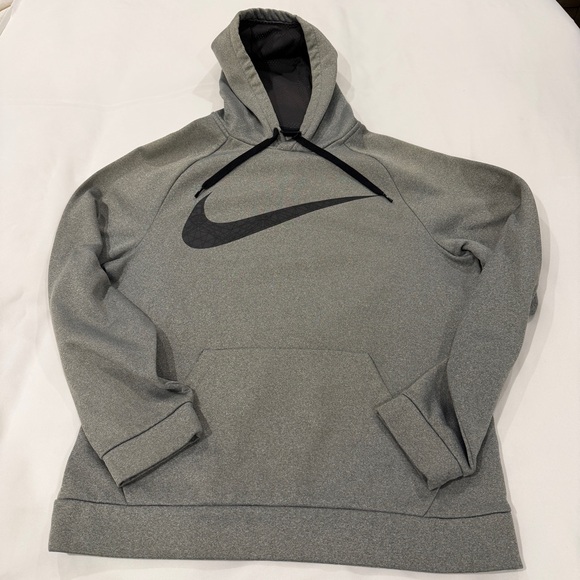 Nike Other - Nike Dri-FIT Gray Hoodie with Black Drawstrings